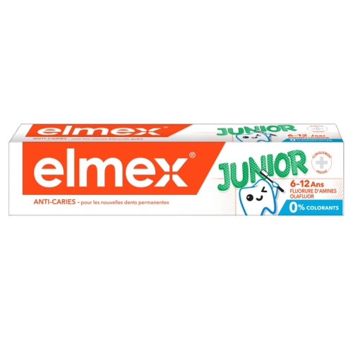 Elmex Dentifrice Junior 6-12 ans