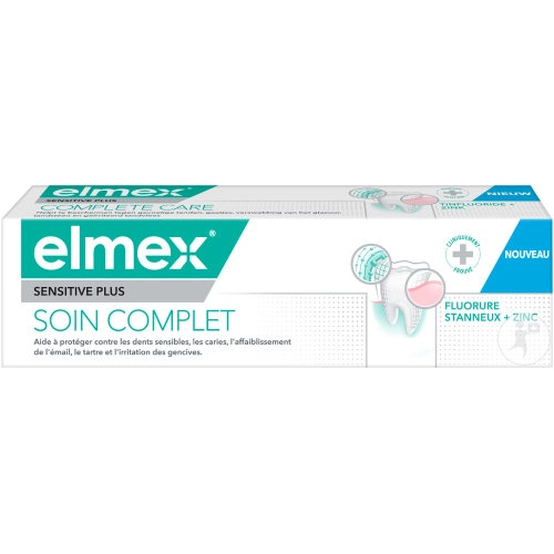 Elmex Dentifrice Sensitive Plus Soin Complet