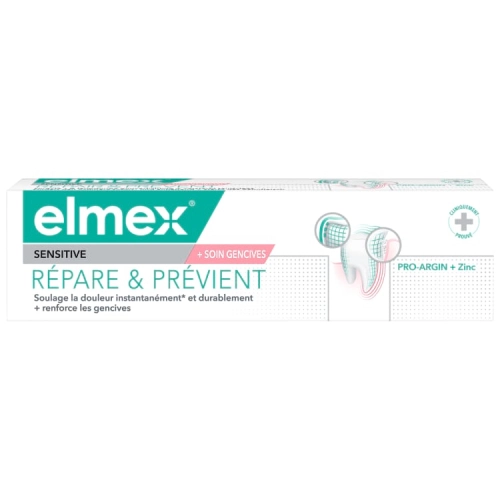 Elmex Dentifrice Sensitive Professional Répare et prévient