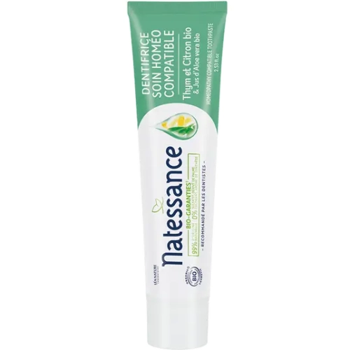 Natessance Dentifrice Soin Homeo Compatible