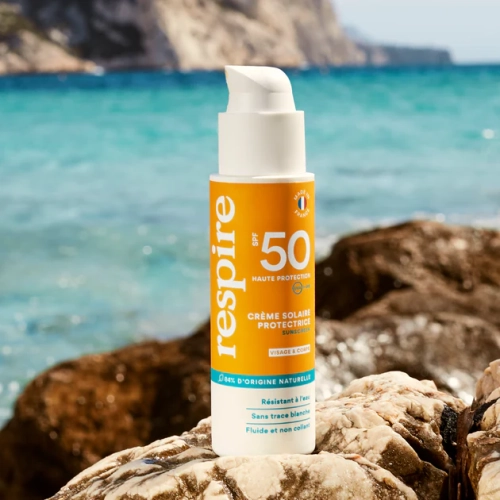 Respire Crème Solaire Protectrice SPF50 Solaires organiques