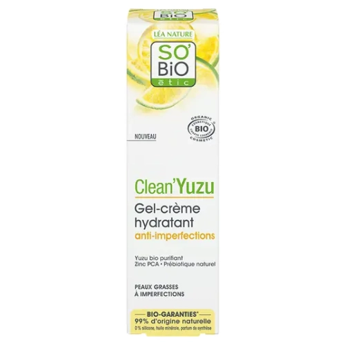 So'Bio Étic Clean'Yuzu - Gel-crème Hydratant Anti-imperfections
