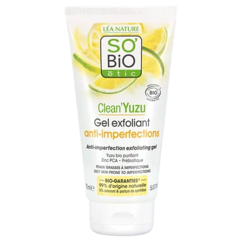 So'Bio Étic Clean'Yuzu - Gel Exfoliant Anti-imperfections