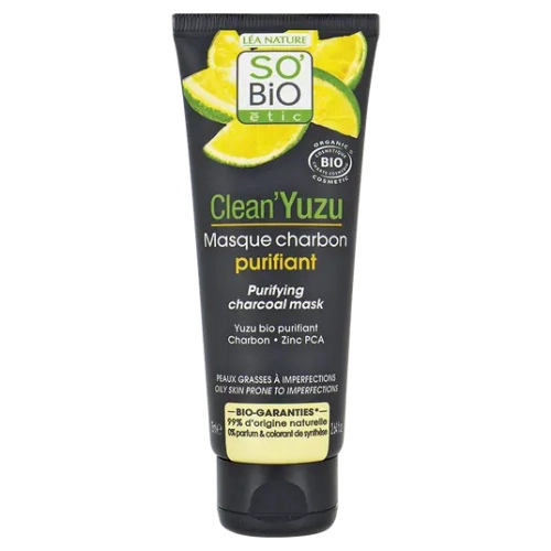 So'Bio Étic Clean' Yuzu - Masque charbon purifiant