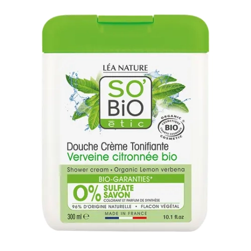 So'Bio Étic Douche crème tonifiante - Verveine & Citron bio
