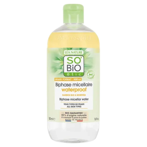 So'Bio Étic Pur Bamboo - Biphase Micellaire Waterproof